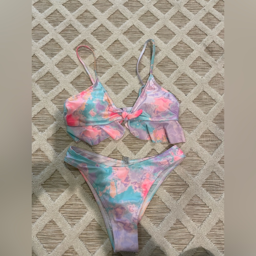 Tie dye bikini